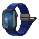 Magnetic Loop Nylon Apple Watch Band – Bracelet Style Strap for Ultra 2, SE & Series 3–9, Compatible with 38/40/41/42/44/45/49mm Models