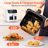**COSORI Premium XXL 5.8 QT Digital Air Fryer – Clear Window, 40 Recipes & Flavor-Lock Tech 🍟