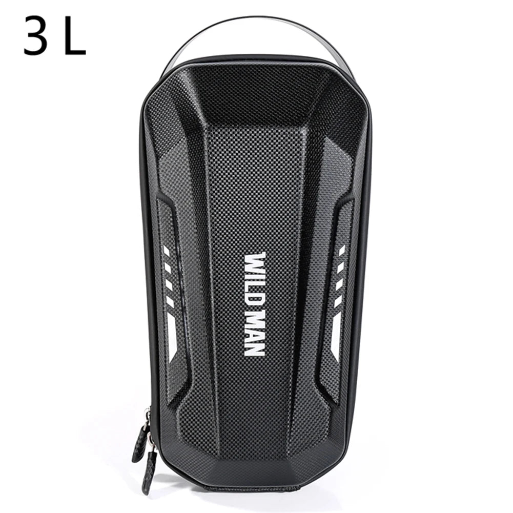 2–3L Electric Scooter & Bicycle Hard Shell Front Bag – Waterproof EVA Storage Pack for M365/Pro 2 & Universal Models