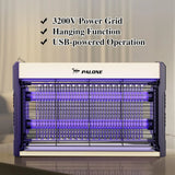 3200 V Electric Bug Zapper – Indoor Mosquito & Insect Killer with Hanging Chain & Removable Tray