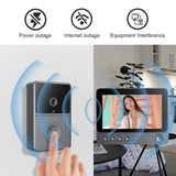 2.4G Wireless Video Intercom Doorbell – Two-Way Audio & Video Camera with Night Vision for Villas & Home Security