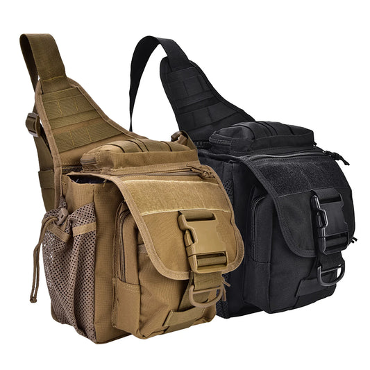 Men’s Durable Military Chest Shoulder Bag — Tactical Crossbody Pack for Hiking, Travel & Outdoor Gear