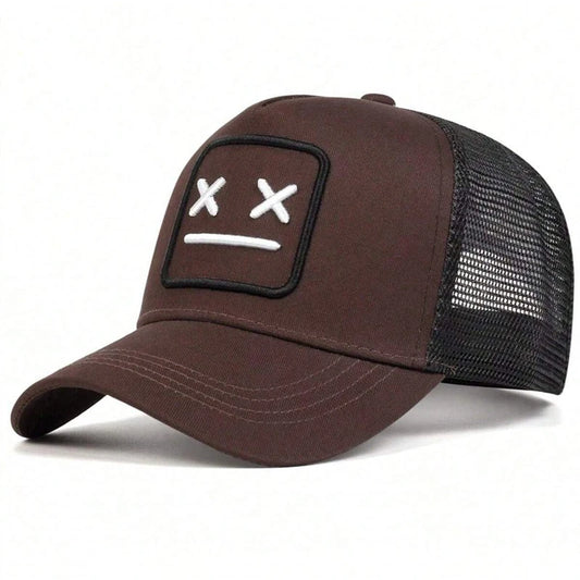 Unisex “XX” Embroidered Baseball Cap – Adjustable Hip-Hop Mesh Net Hat for Spring & Summer Outdoor Casual Wear
