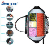 Large-Capacity Knitting & Yarn Storage Backpack — Portable Sewing Organizer Bag for Crochet Hooks & Supplies