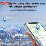 MZYMI Portable Smart Anti-Loss Device – TX02 GPS Tracker Locator Compatible with Apple Find My for Kids, Wallets & Luggage