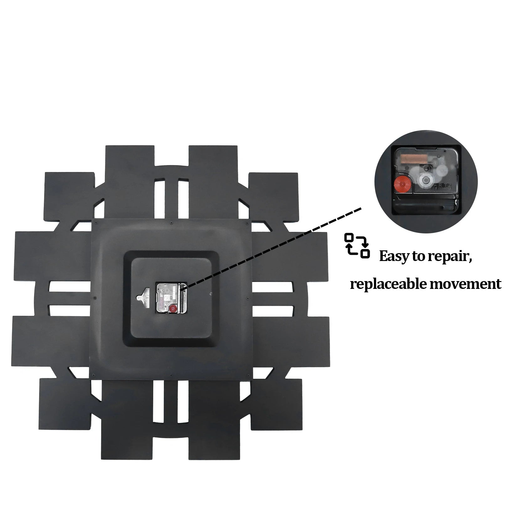 Irregular Large Diamond Mirrored Wall Clock – Luxury Sparkle Bling Quartz Clock with Roman Numerals for Living Room Décor