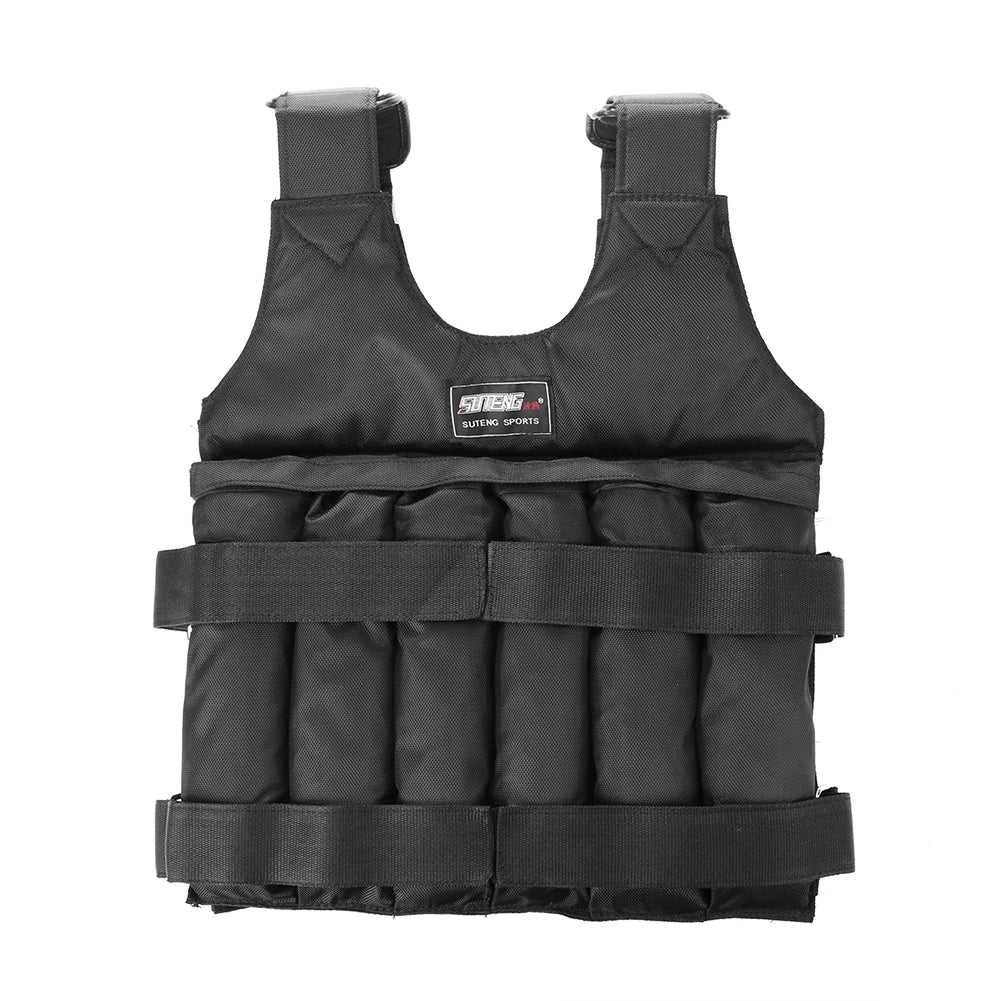 Adjust-Load 2-in-1 Weighted Vest Jacket – 3 / 5 / 20 / 35 / 50 kg Adjustable Training Weight Vest 🏋️‍♂️