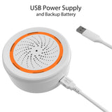 Smart Tuya Zigbee Alarm Siren – 90dB Sound & Light Home Security System with App & Remote Control