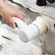 3-in-1 Electric Spin Scrubber – Cordless Handheld Cleaning Brush with 5 Replaceable Heads for Bathroom, Kitchen & Car