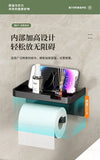 Easy-Install Toilet Paper Holder – Wall-Mounted, No-Punch Roll Organizer