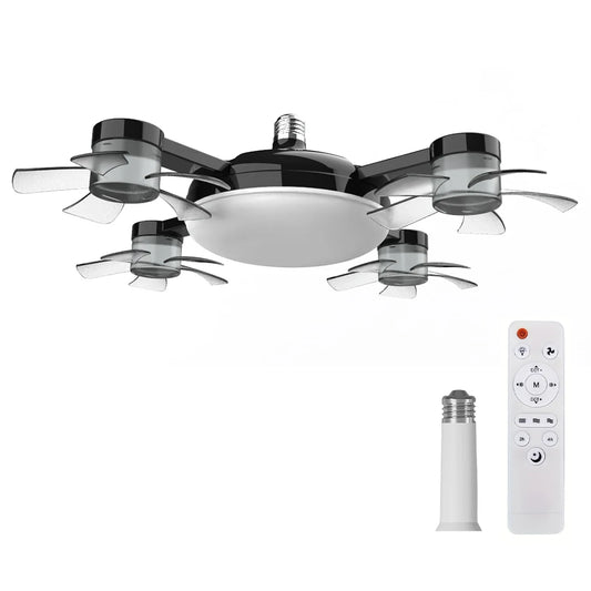 2-in-1 Hanging Fan with LED Lantern – Cordless Silent Ceiling Fan for Bedroom, Dining & Living Room 🌬️💡