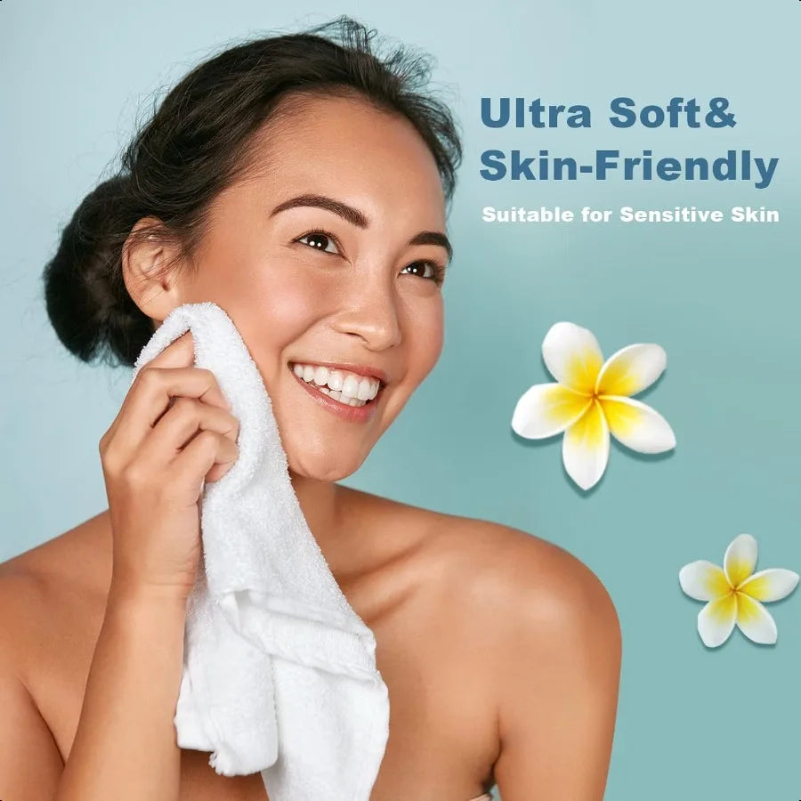 Premium Washcloth Towel Pack (24-Pack) – Ultra-Soft, Fast-Drying & Highly Absorbent Face Towels (12"x12")