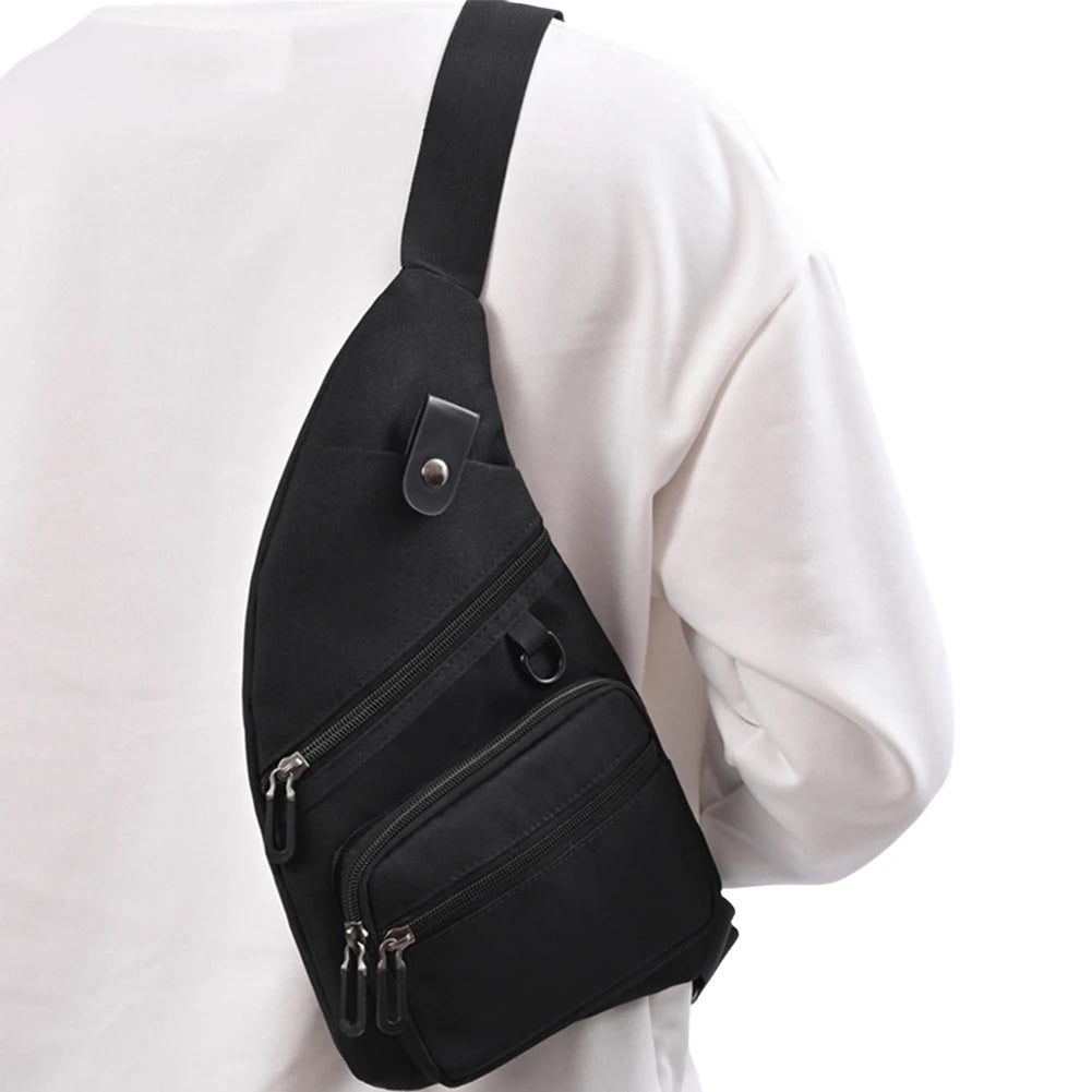 Anti-Theft Waterproof Travel Bag – Large-Capacity Crossbody Sling Shoulder Bag with Adjustable Strap for Outdoor Sports