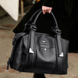 Women’s Classic 2-Way Leather Bag – Premium Soft PU Shoulder & Crossbody Pillow Tote for Business, Work & Daily Use