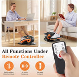 Under-Desk Elliptical Machine – Compact Ellipse Exerciser (12 Speeds) with Remote Control for Seniors & Home Office