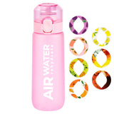 750ml Sports Water Bottle with Flavour Pod – Air-Flavored Hydration Bottle for Outdoor & Travel