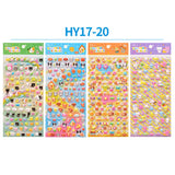 Cute Mini Animal 3D Bubble Stickers – Stereoscopic Diary & Stationery Decor