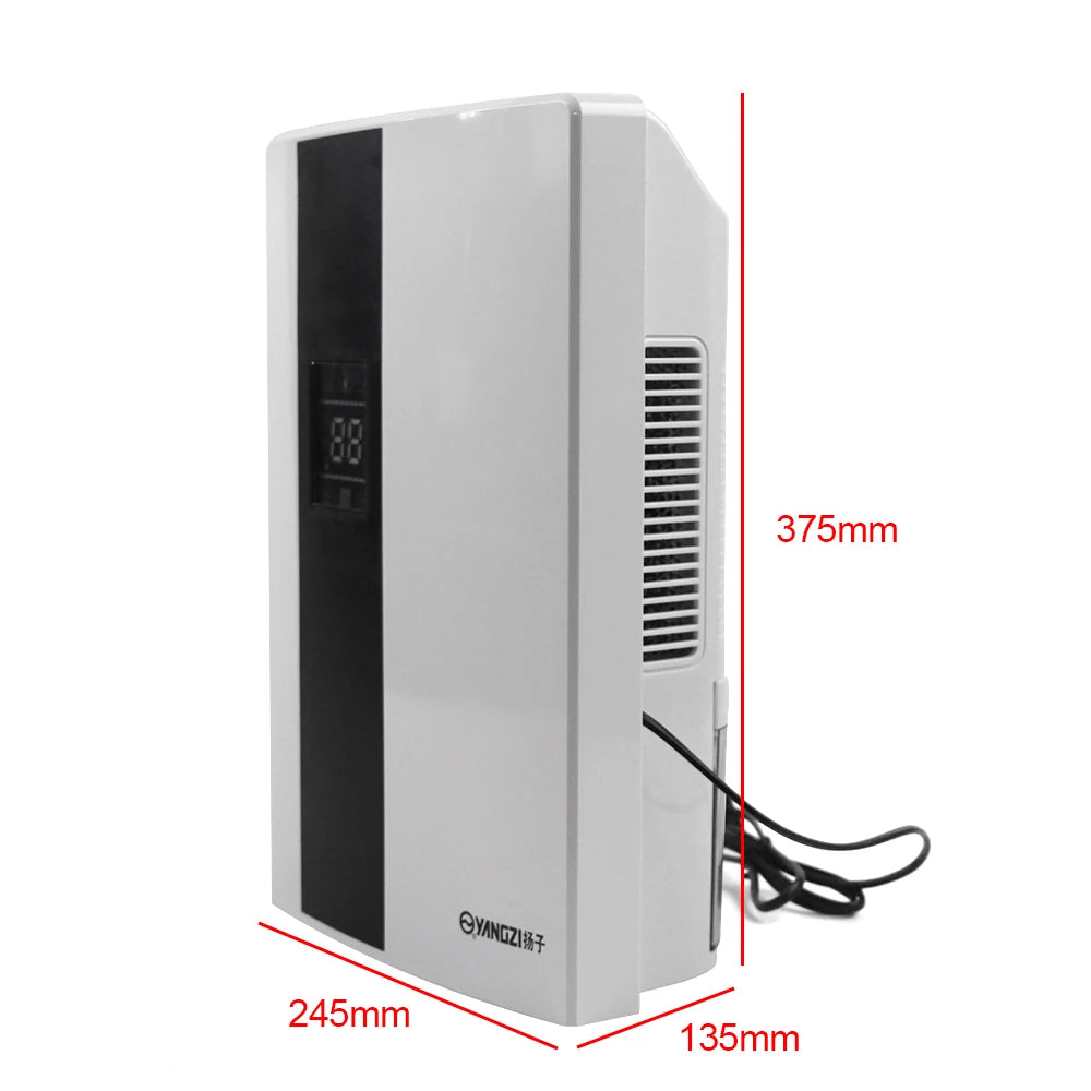 Intelligent Dehumidifier with Remote Control — 2200ml Large-Capacity, 90W Quiet Air Filter for Home Use