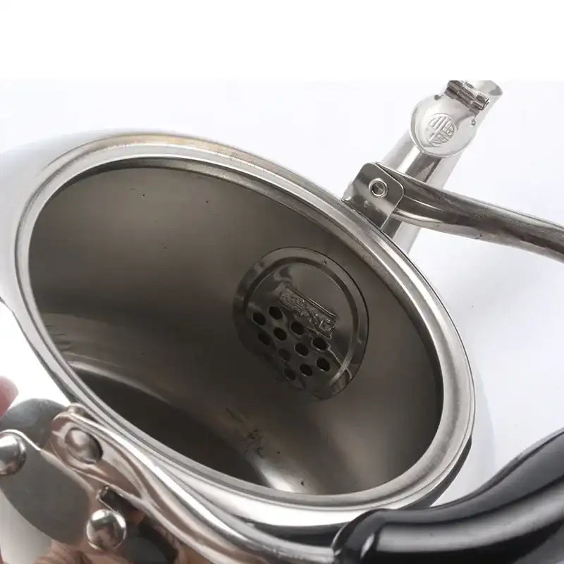 3 L Stainless Steel Whistle Kettle – Thick Food-Grade Tea Kettle for Induction, Gas, Camping