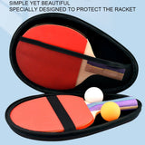 Hard Shell Table Tennis Racket Case – Waterproof Paddle Storage Bag for Sports, Training & Travel Protection