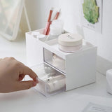 White Mini Desk Organizer – Compact Multi‑Slot Desktop Storage
