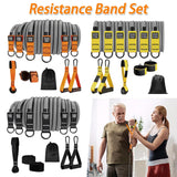 Heavy-Duty Resistance Bands Set with Handles – Multi-Function Workout Bands for Home Gym
