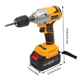 330 Nm Brushless Cordless Drill – 3.0Ah Lithium Battery, Ergonomic Handle, Ideal for DIY Projects