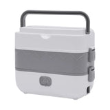 200 W Portable Food Insulated Electric Lunch Box – Double Layer Heating Container for Office, Travel & Home