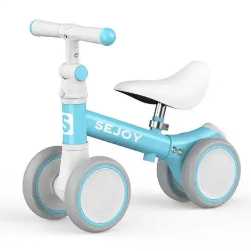 SEJOY Baby Balance Bike – Adjustable Toddler First Walking Bike for Boys & Girls (Seat & Handle Height Adjustable)