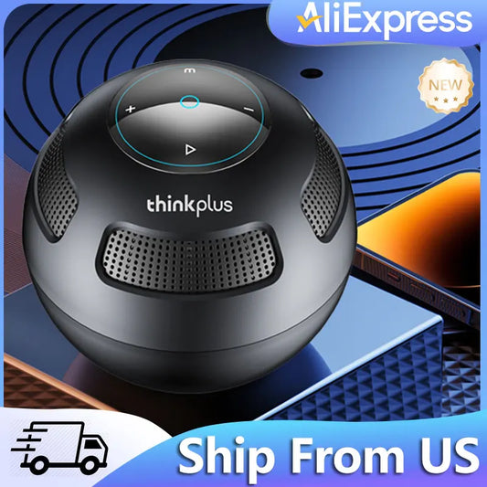Lenovo TS5 Portable Bluetooth Speaker – HiFi Stereo Outdoor Wireless Music Player with Long Battery Life (Ships from US)