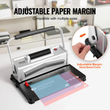 📚 SucceBuy Coil Binding Machine – 34-Hole Manual Spiral Punch Binder for 120 Sheets with Adjustable Spine