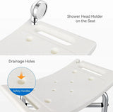 Adjustable Height Shower Bench / Chair – Slip-Resistant Legs, 350 lb Capacity (≈159 kg) 🚿🪑