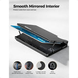 Slim RFID-Blocking Metal Wallet for Men – Minimalist Aluminum Credit Card Holder with Money Clip (Holds up to 12 Cards)