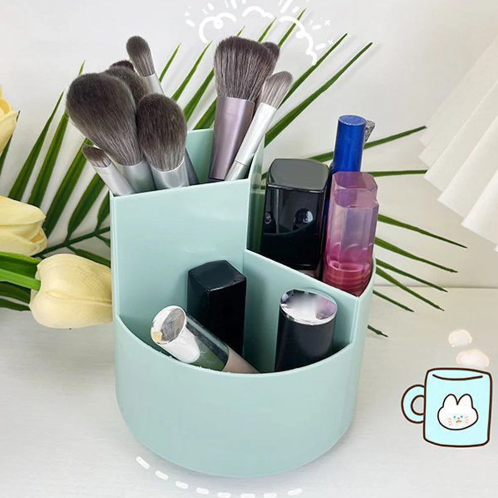 360° Rotatable Desk Pen Holder – Multi-Function Desktop Storage Organizer 🌀✏️