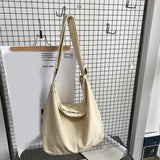 Japanese Harajuku Canvas Messenger Bag — Retro Large-Capacity Crossbody Handbag for Travel & Daily Use