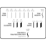 Pigma Micron Pen Set – 8-Pack Fine Point Black Ink Pens for Drawing, Calligraphy & Design ✒️
