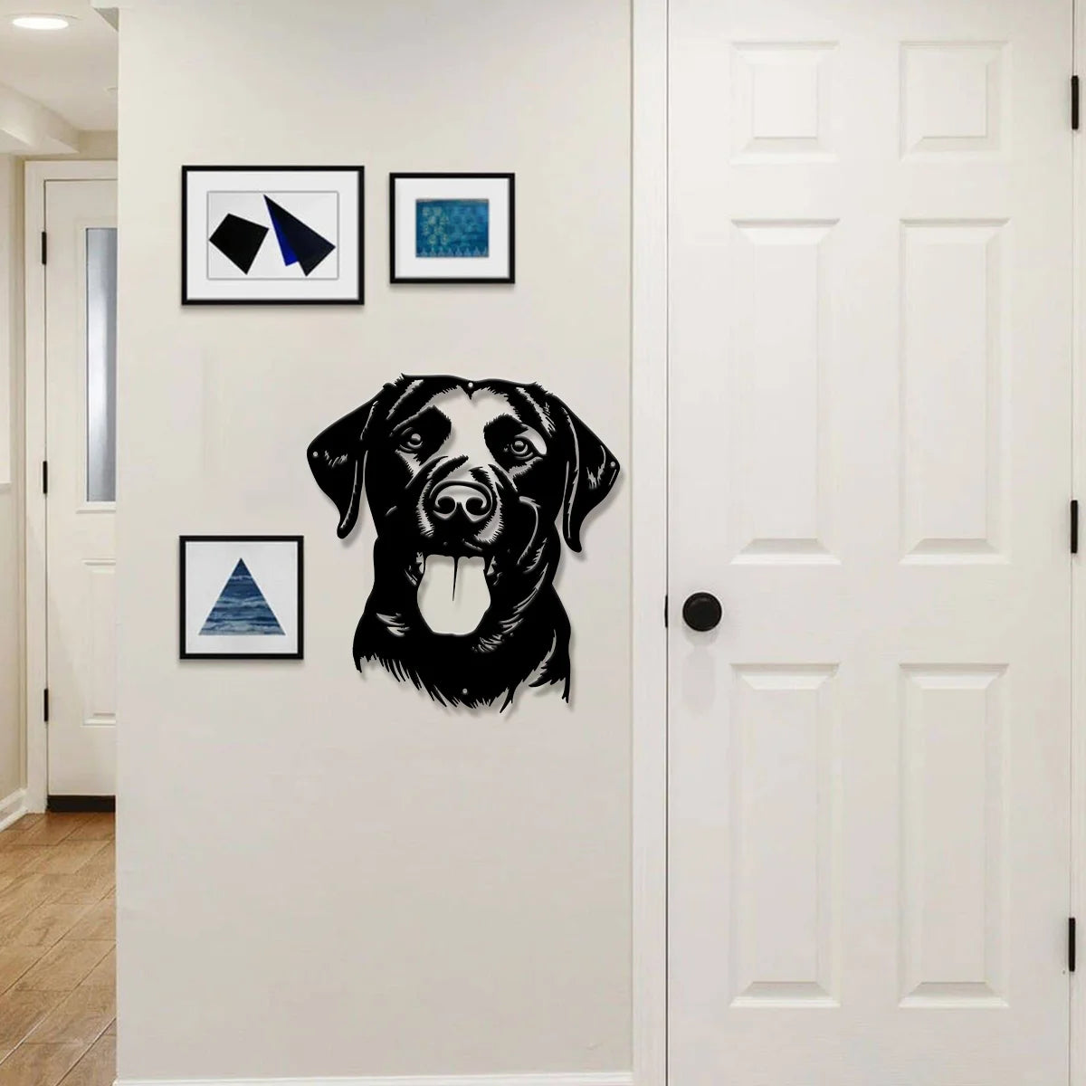 Dog Mental Sign Wall Décor – Funny Pet Lover Quote Plaque for Home, Entryway & Gift
