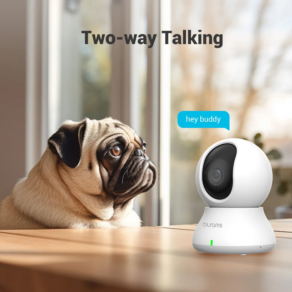 Blurams Baby Monitor Camera – 2K HD Smart Home Security Camera with Motion Detection, Two-Way Audio & Night Vision, Easy Setup