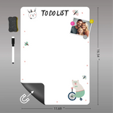 Yokumio Magnetic Refrigerator Calendar – A3 Dry Erase Planner with Marker & Eraser for Home, Office & Classroom