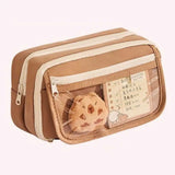 9-Layer Kawaii Zipper Pencil Case – Large Capacity Capybara & Animal-Shape Multi-Tier Stationery Pouch for Kids