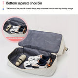 Large-Capacity Travel Duffle Bag – Multi-Purpose Sports, Gym, Yoga & Weekend Overnight Tote with Luggage Organizer Features