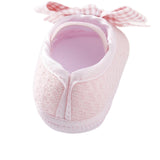 Baby Girl Slip-On Shoes – Cute Bow Detail with Flexible Soft Sole & Secure Elastic Band for Indoor & Outdoor Use