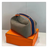 Women’s Large-Capacity Canvas Shoulder Bag – Soft-Texture Colour-Block Tote for Travel & Daily