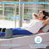 Full-Body Electric Massage Mat with Heat & Vibration – Foldable Cushion for Back, Neck, Feet & Lumbar Support