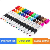 Dry Erase Marker Set – 39 Assorted Whiteboard Markers in 13 Colors with Chisel Tip & Low-Odor Ink 🖊️