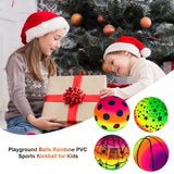 6″ Colorful Inflatable Playground Ball – PVC Sports Kickball & Handball