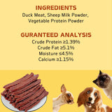 Soft Chew Dog Treats – Dried Milk & Duck Sticks, Healthy High-Protein Snacks for Small, Medium & Large Dogs (100g / 300g Packs)