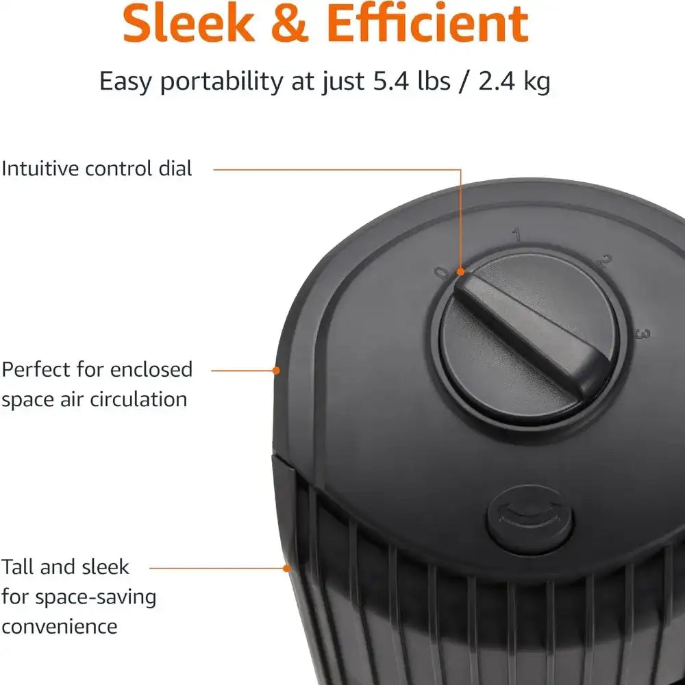 28'' Oscillating Tower Fan - Quiet, 3 Speed Cooling for Home & Office
