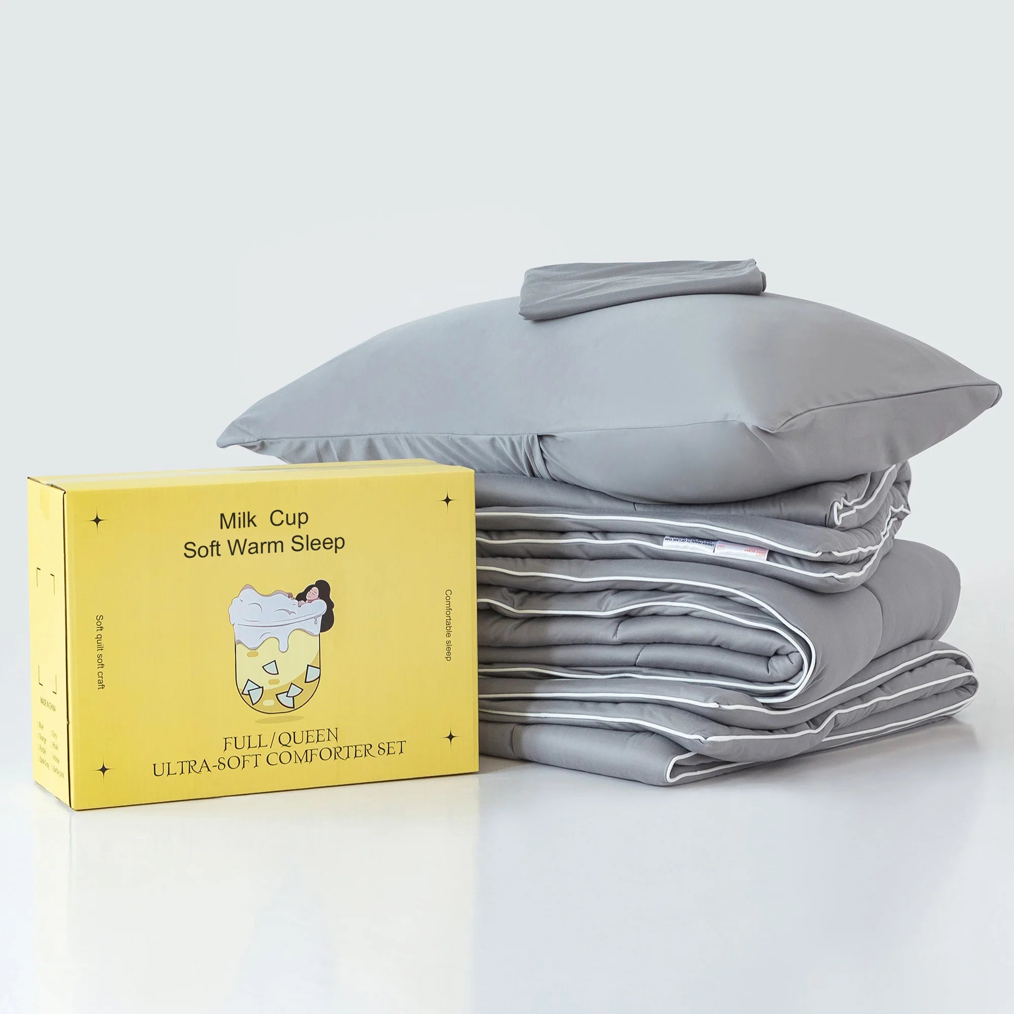 Reversible Ultra-Soft Warm Comforter Set – King Size, Down-Alternative, Cozy All-Season Bedding