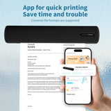 Inkless Portable A4 Travel Thermal Printer – HD-C80, 300 DPI, Wireless, High-Definition Prints